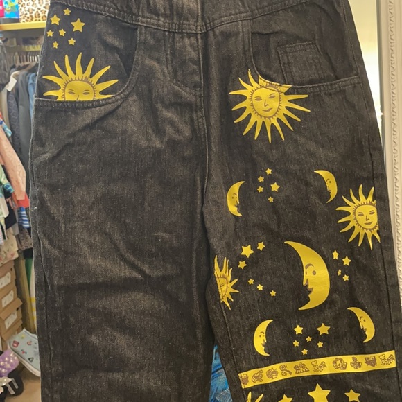 AMAZING retro denim Sun Moon Detail high waist 90s - Picture 9 of 9